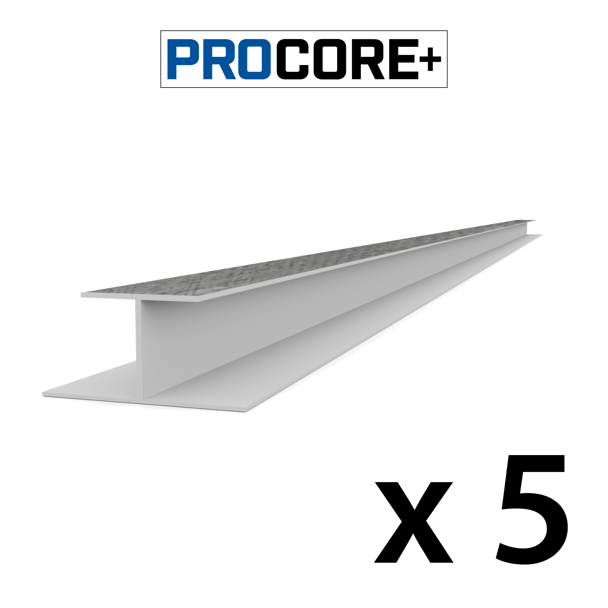 8 ft. PROCORE PVC H-Trim Pack