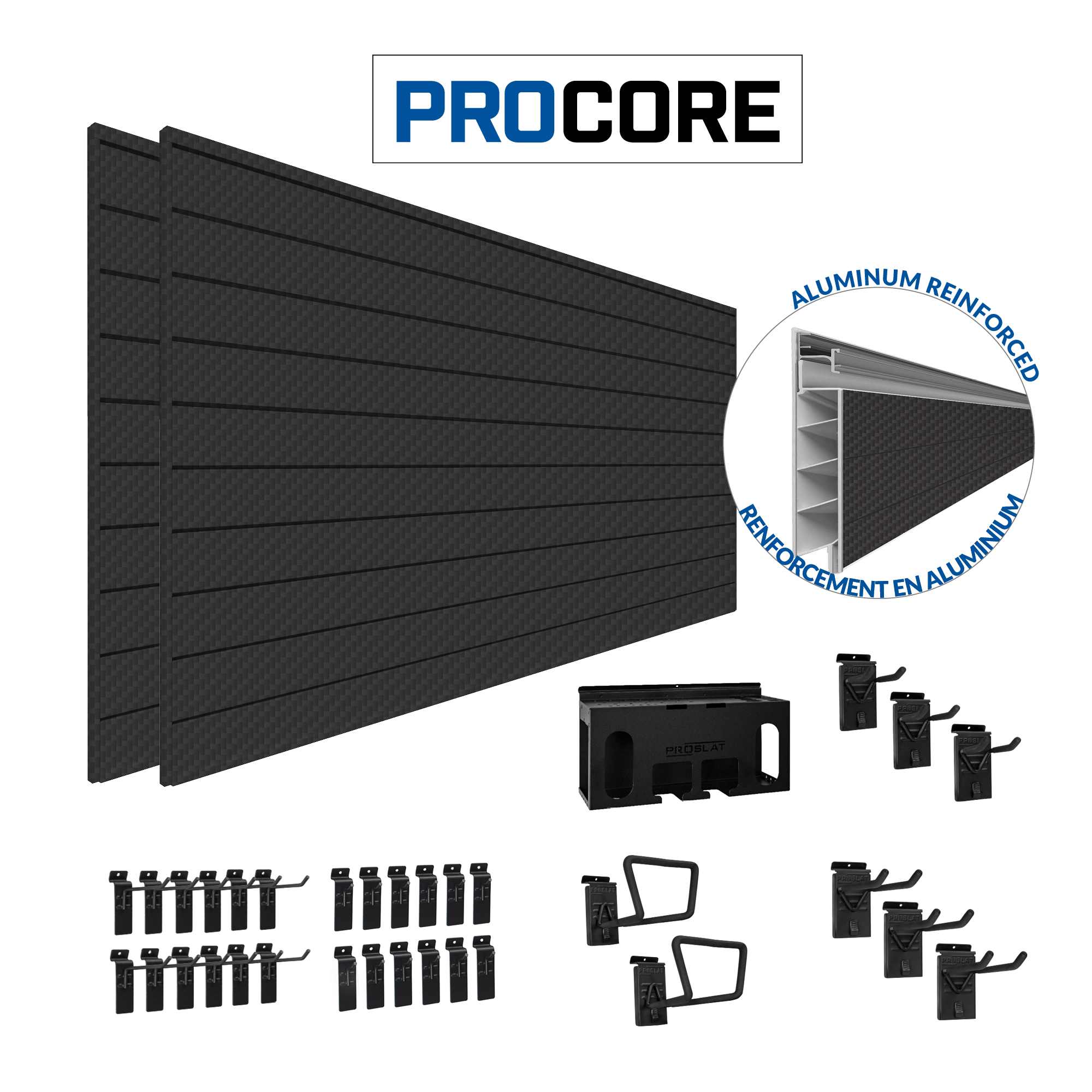 PROCORE Slatwall Ultimate Tool Organizer Bundle