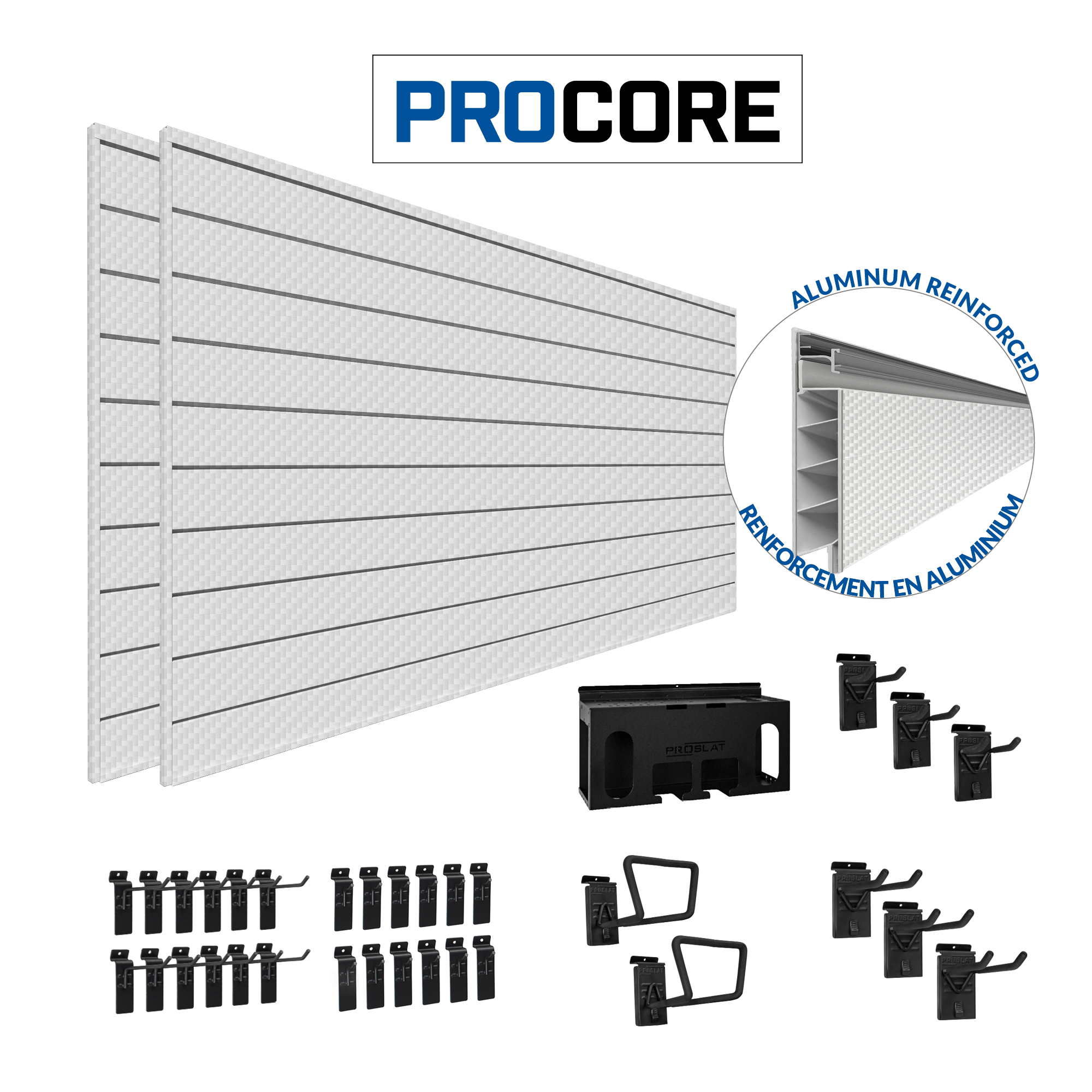 PROCORE Slatwall Ultimate Tool Organizer Bundle