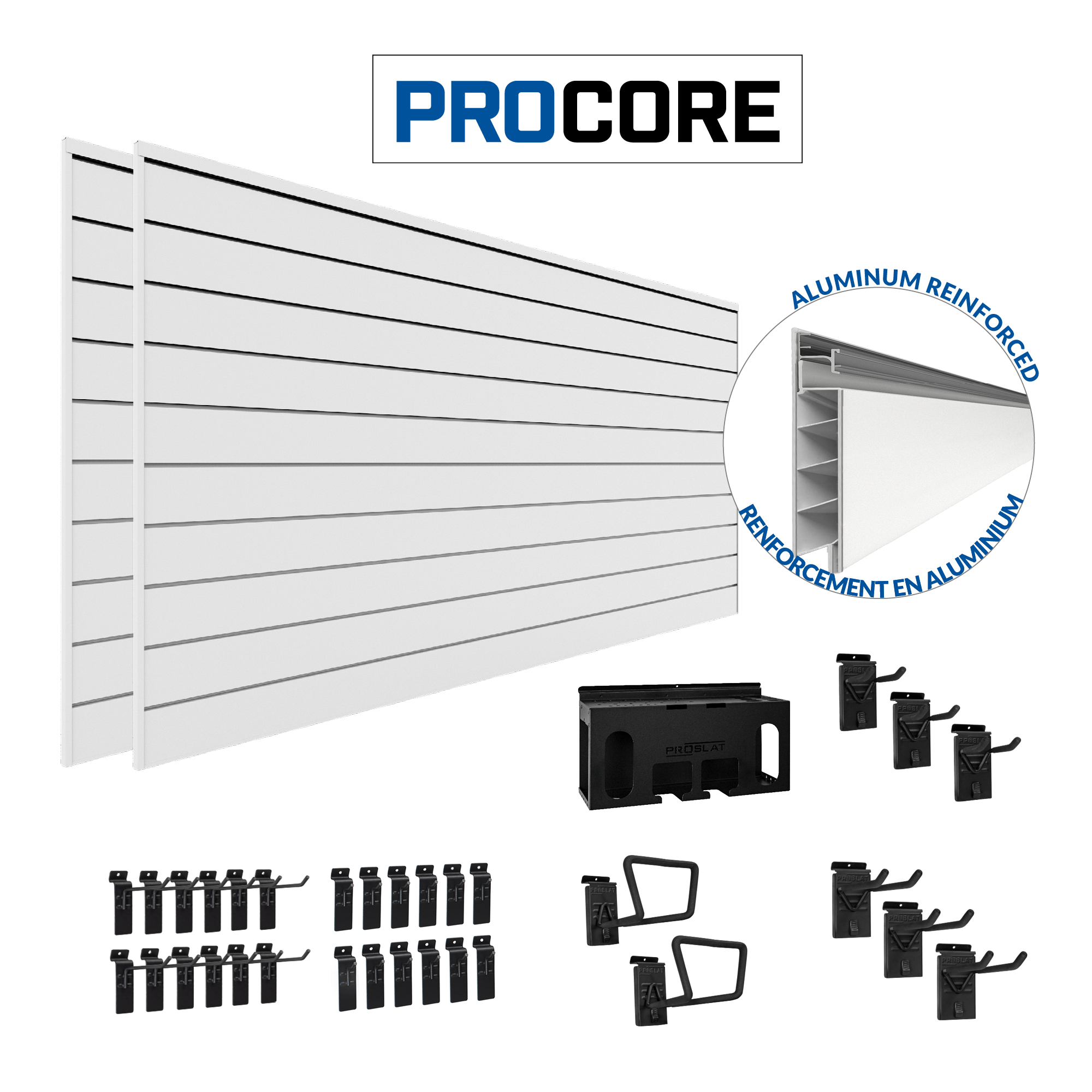 PROCORE Slatwall Ultimate Tool Organizer Bundle