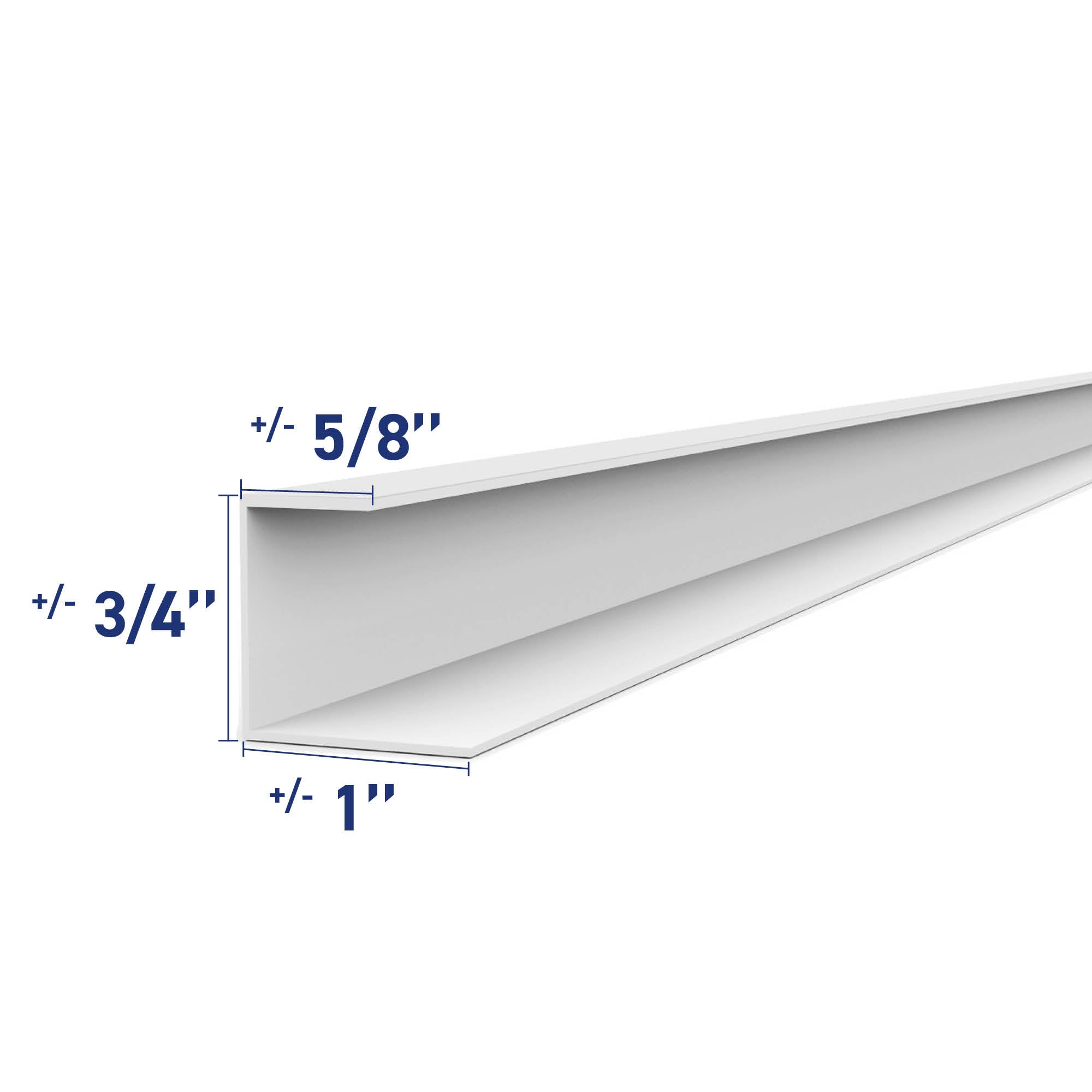 8 ft. PVC J Trim Pack