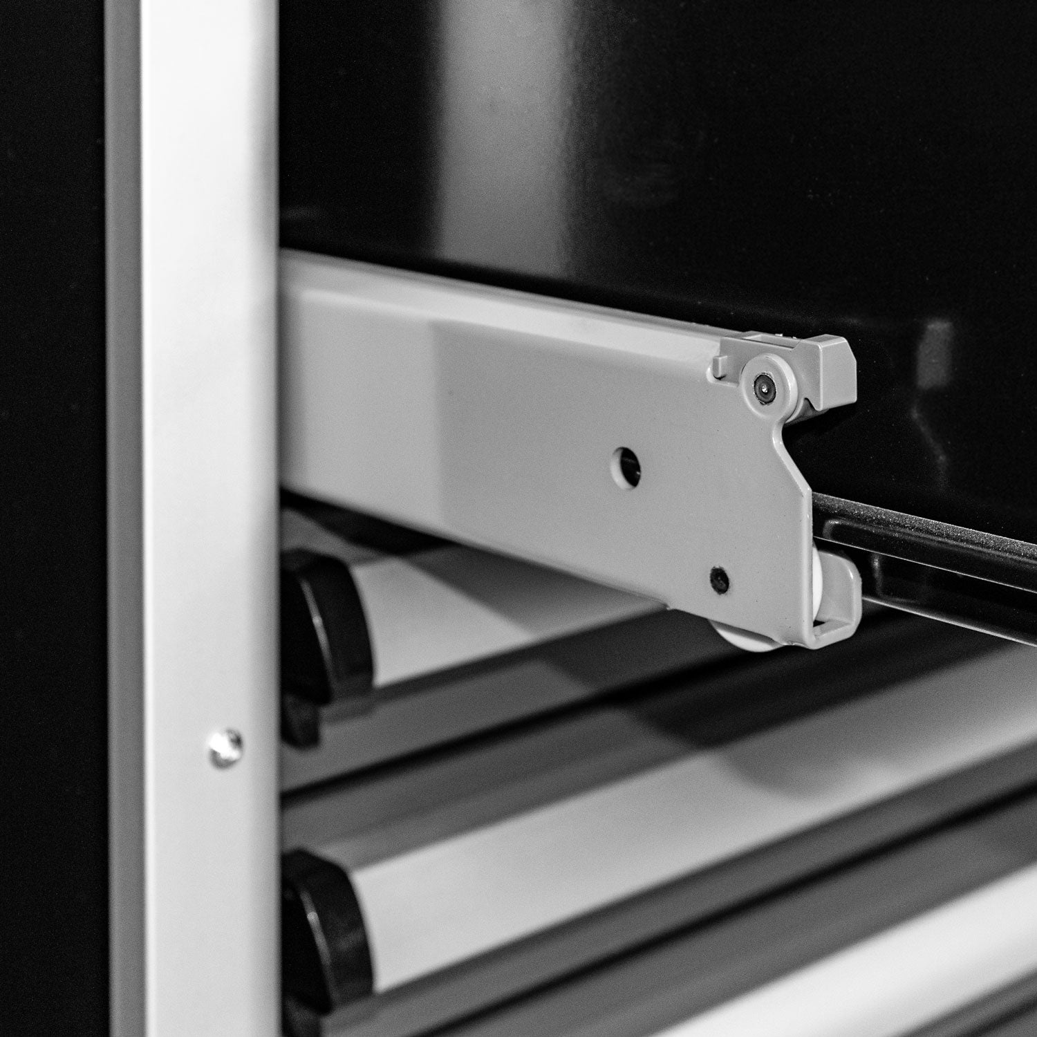 22 Series - Locker - Black Handles - Foot Casters
