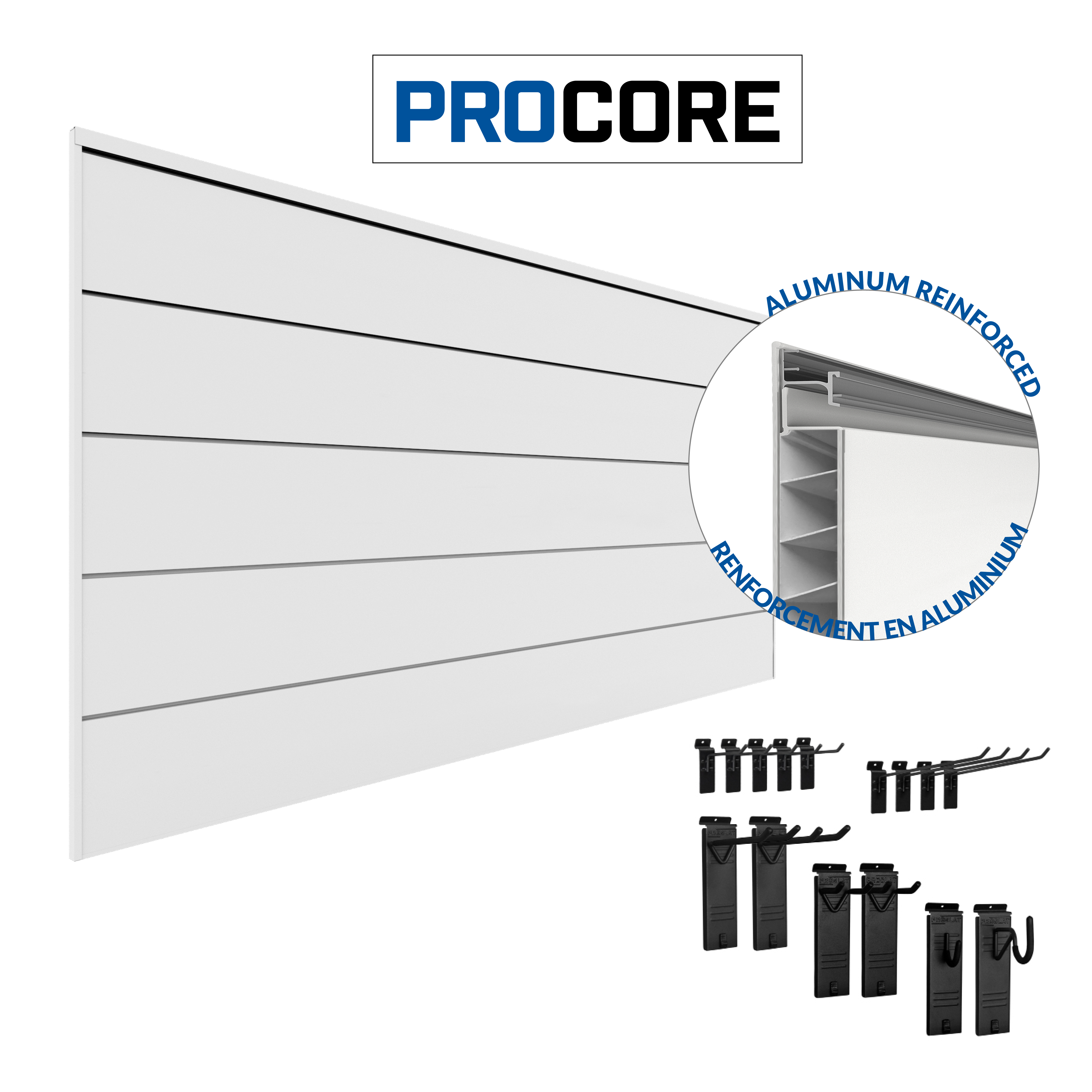 XL PROCORE Slatwall Basic Bundle