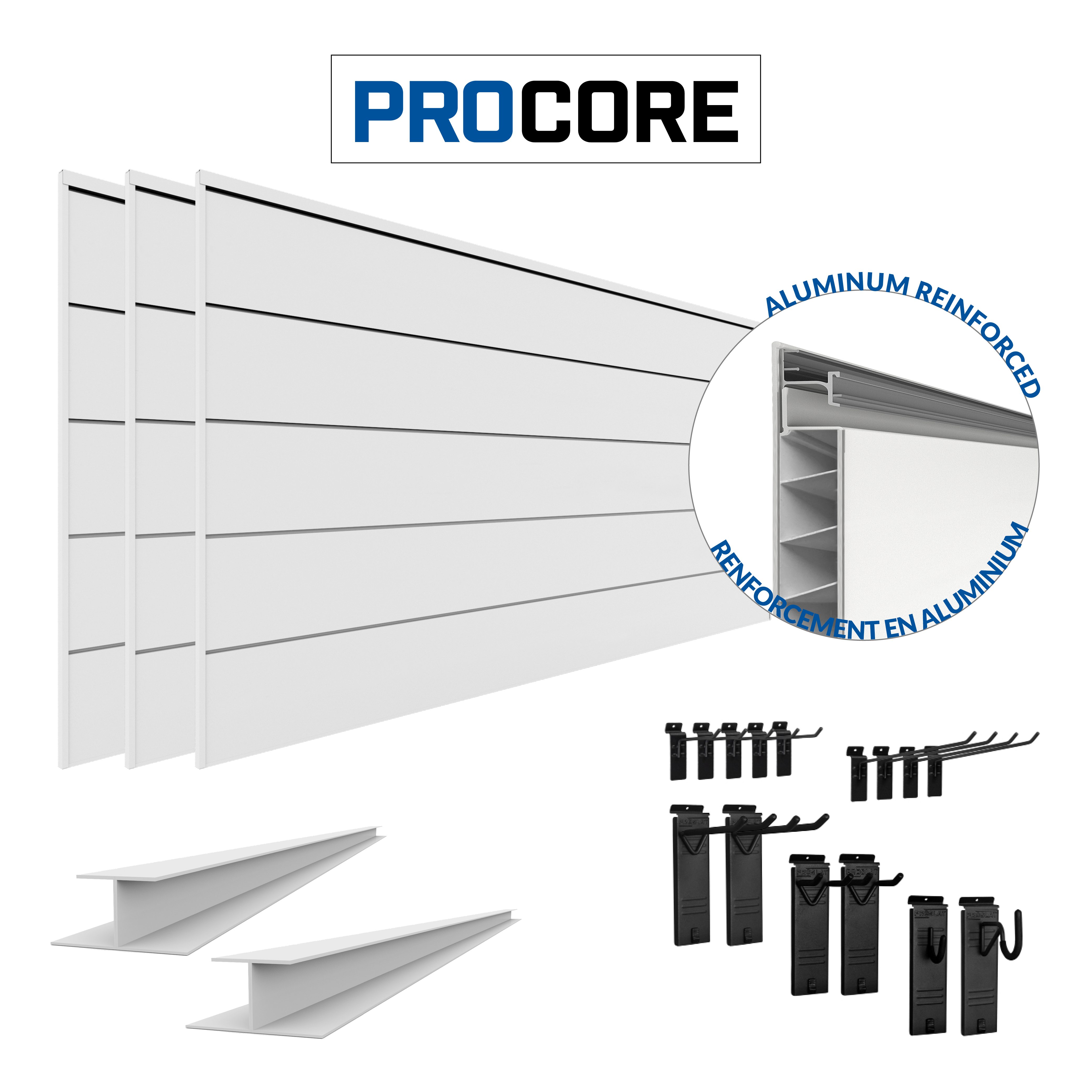 XL PROCORE Slatwall Standard Bundle