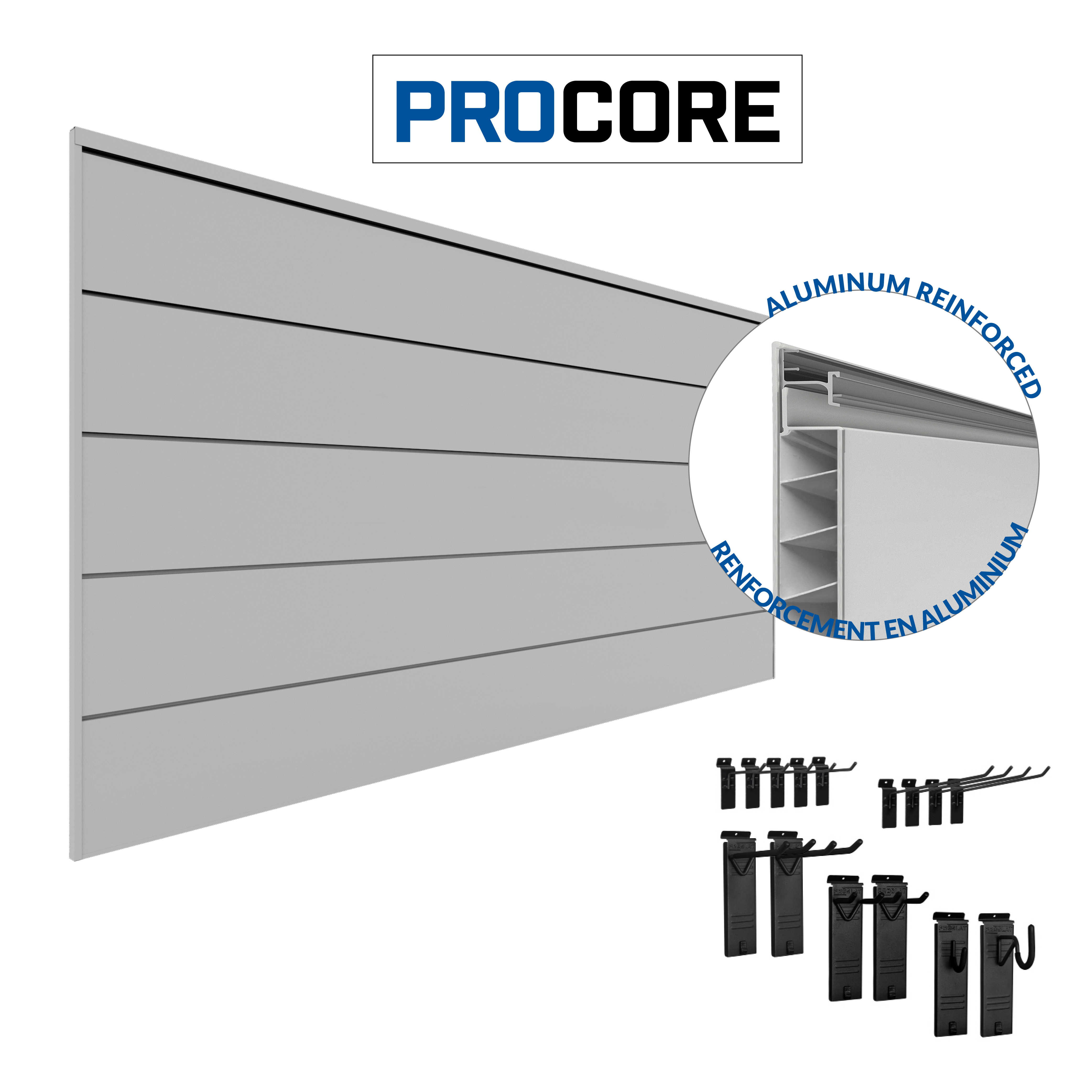 XL PROCORE Slatwall Basic Bundle