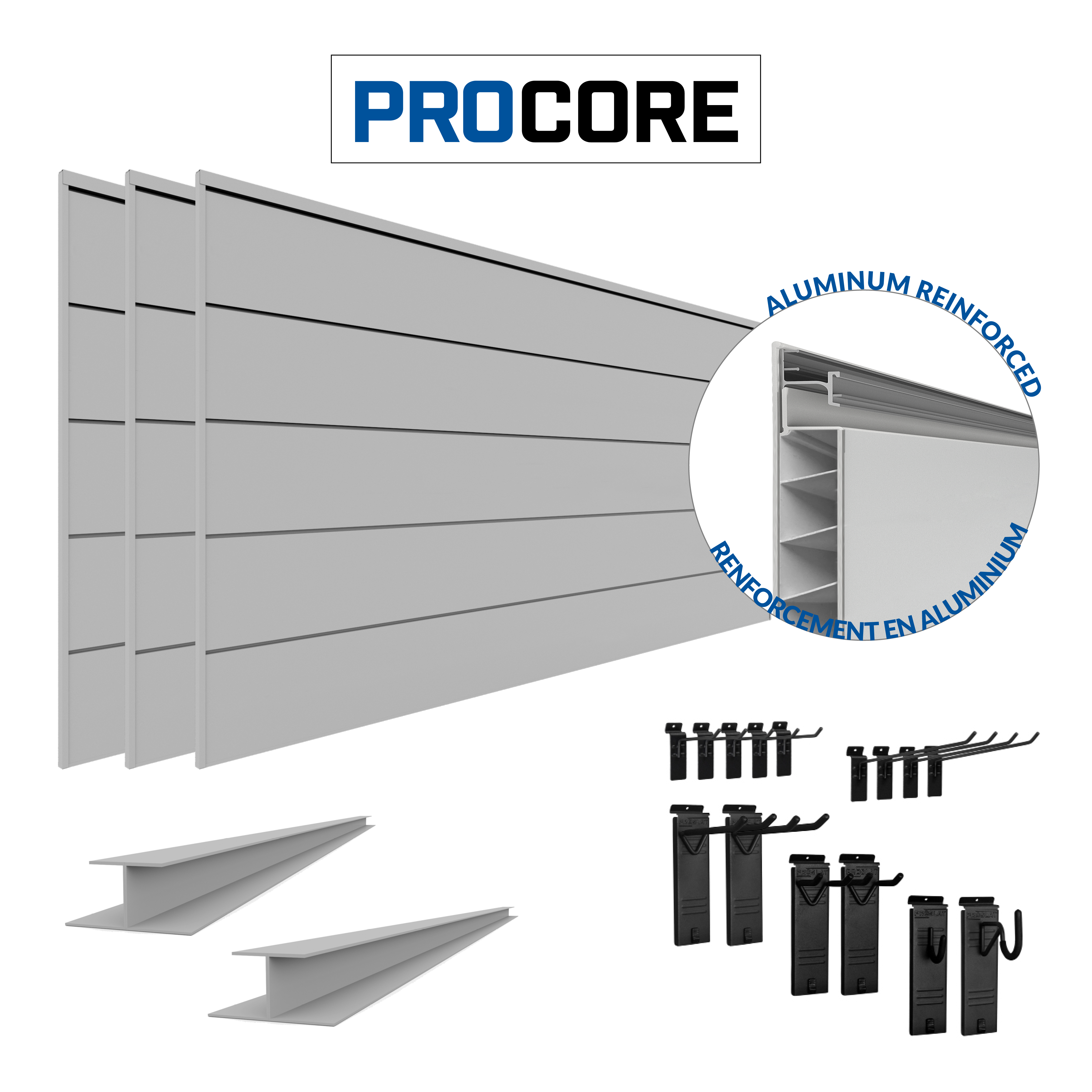 XL PROCORE Slatwall Standard Bundle
