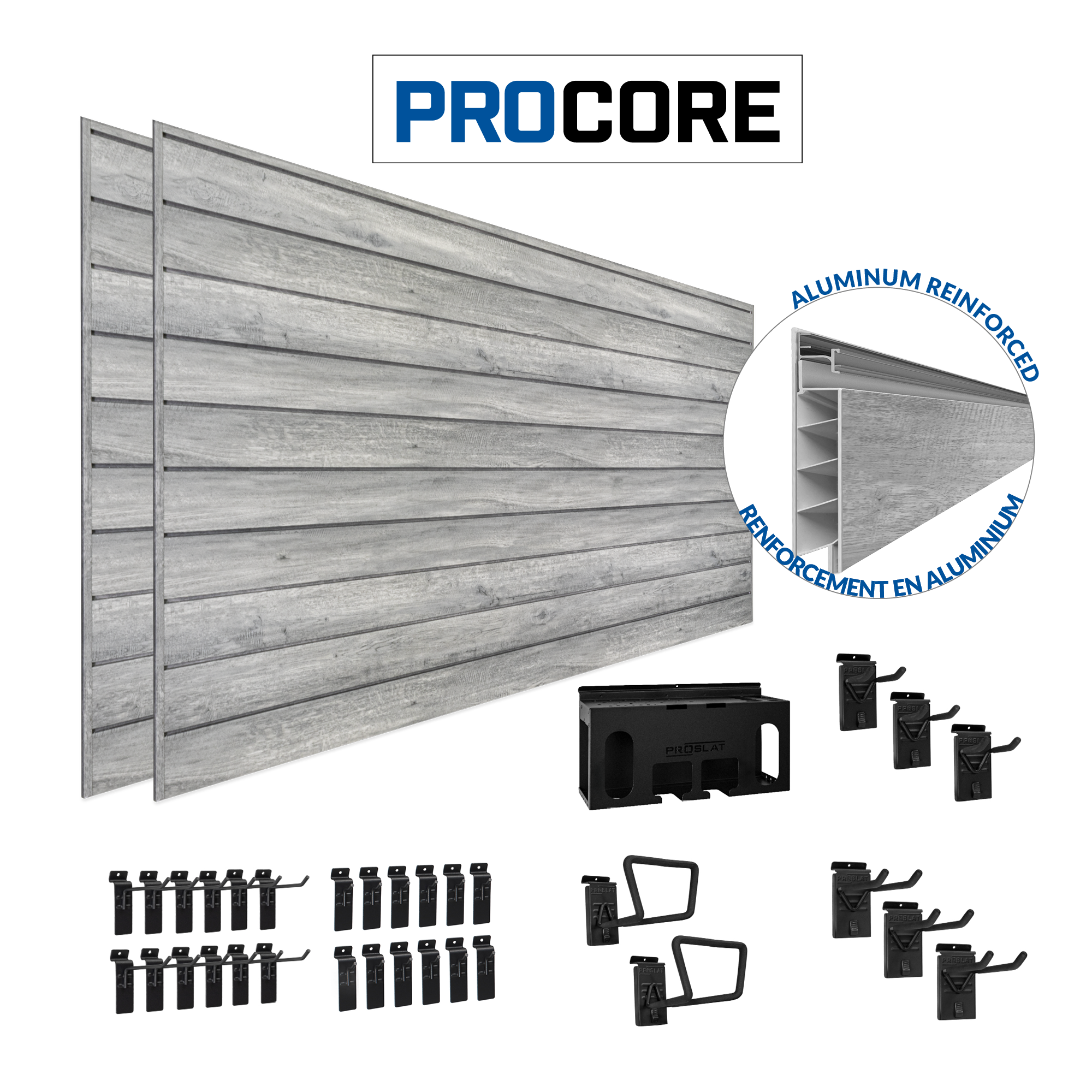 PROCORE Slatwall Ultimate Tool Organizer Bundle