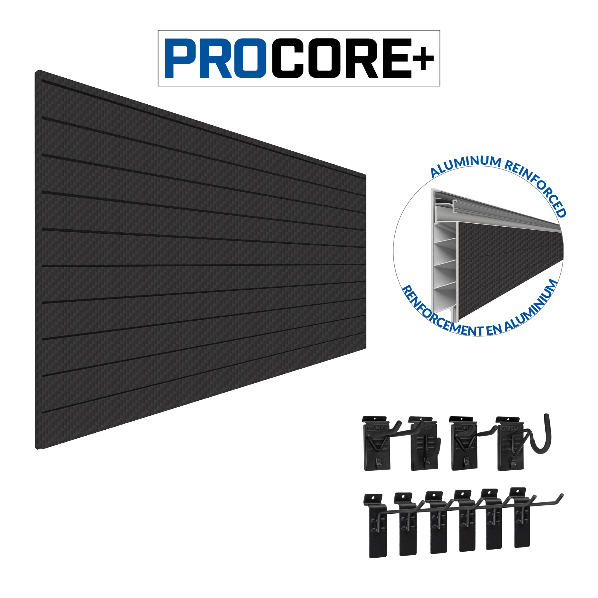 PROCORE Slatwall Mini Hook Kit Bundle – STEALTH