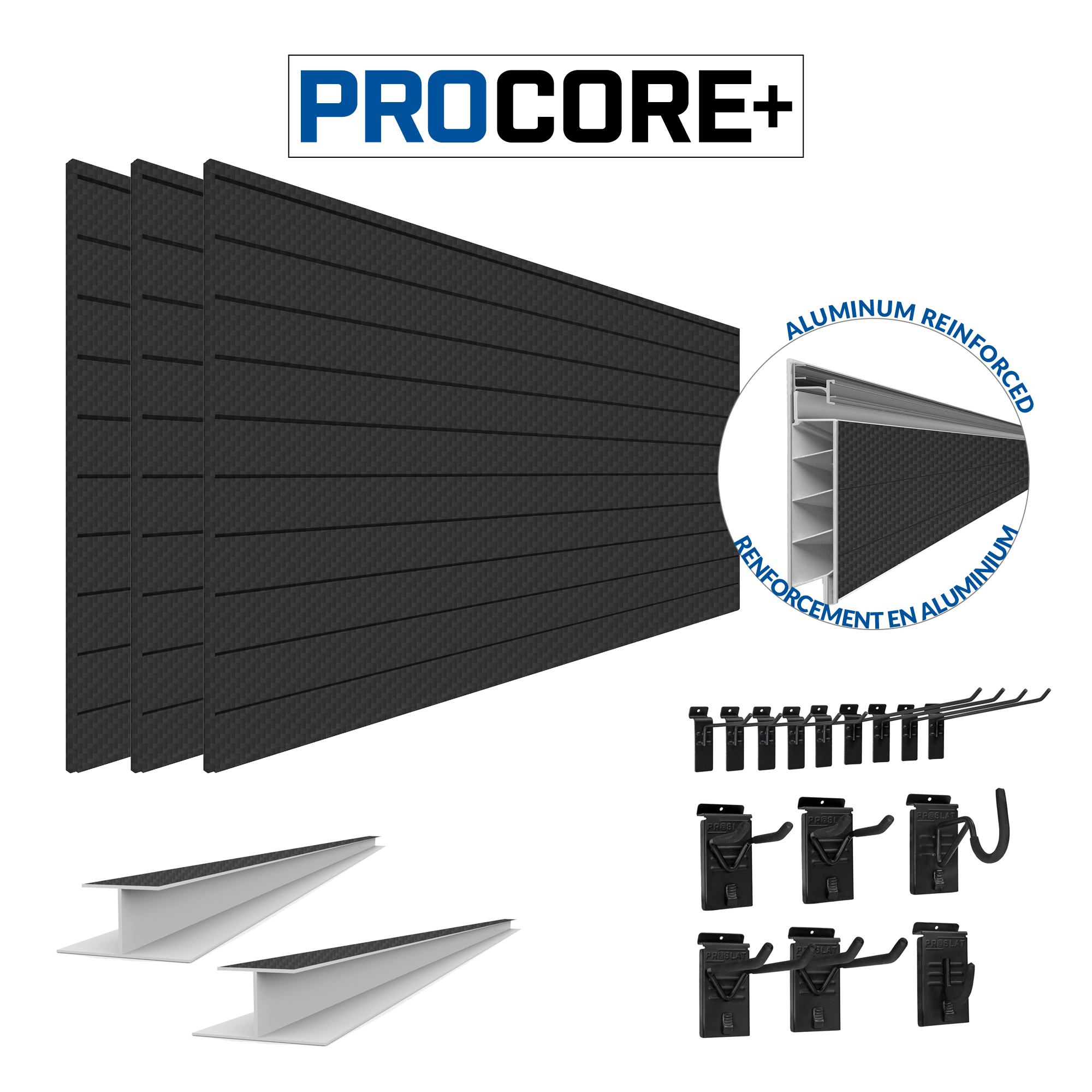 PROCORE Slatwall Standard Bundle – STEALTH
