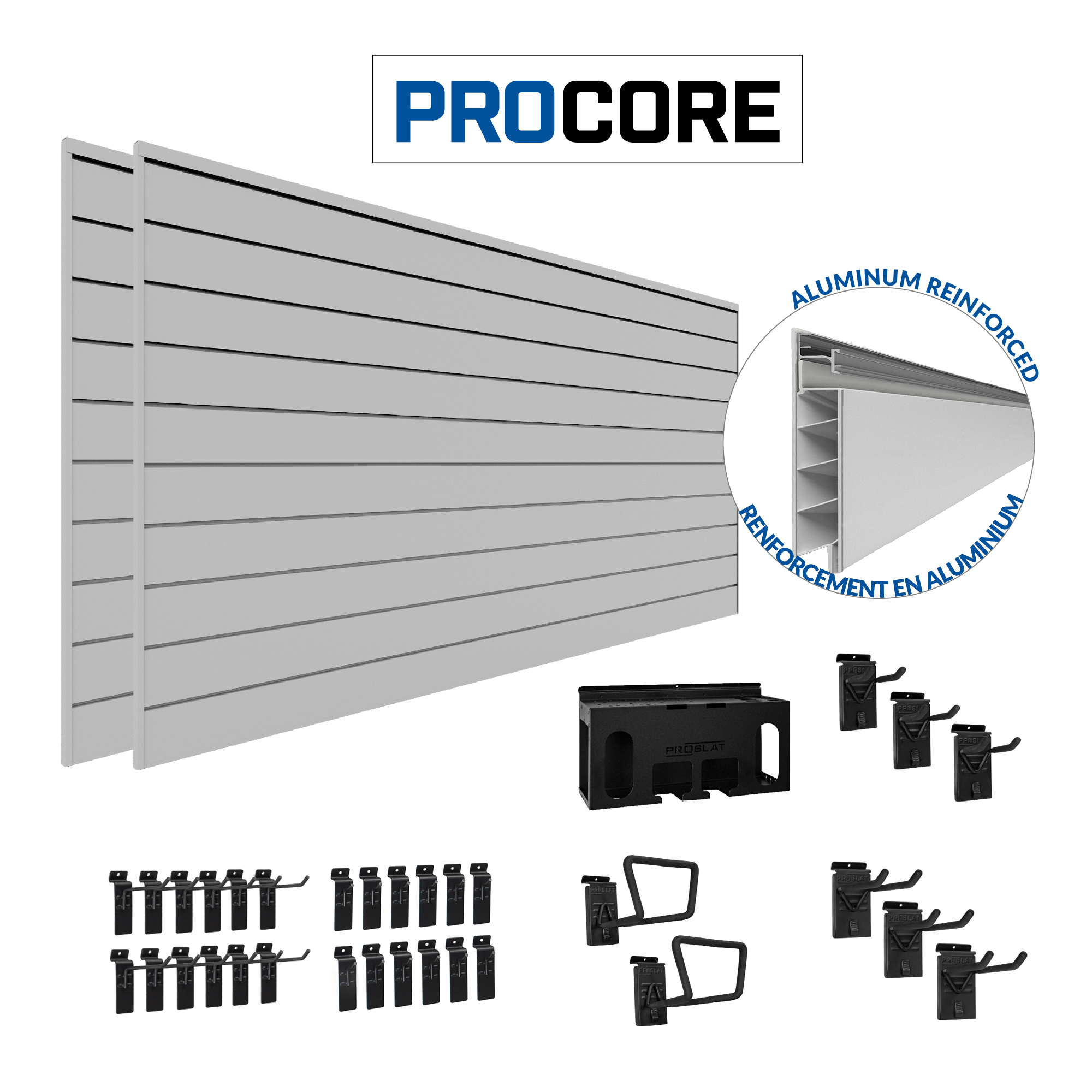 PROCORE Slatwall Ultimate Tool Organizer Bundle