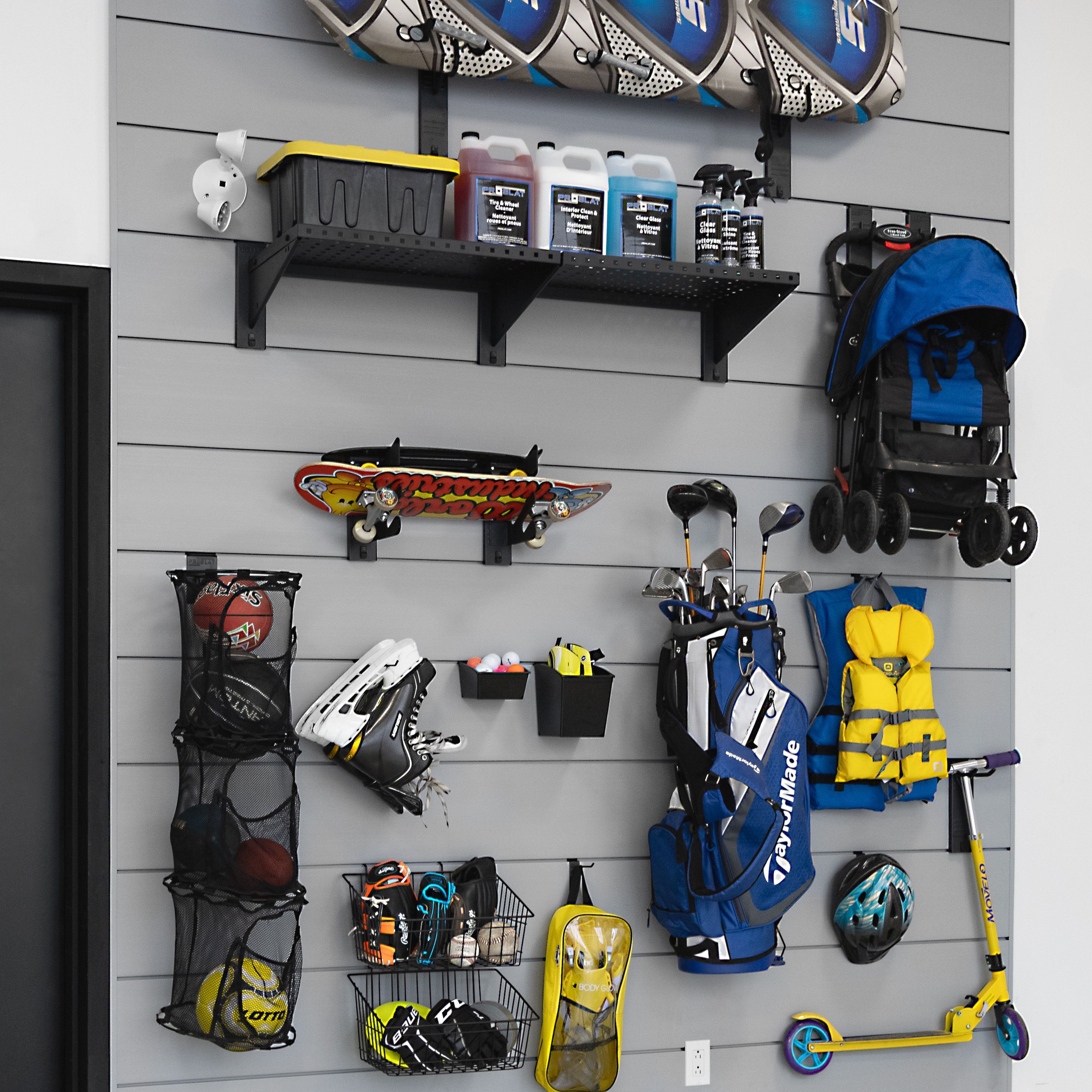 4 ft. x 8 ft. XL PROCORE Slatwall – 3 Pack 96 sq ft
