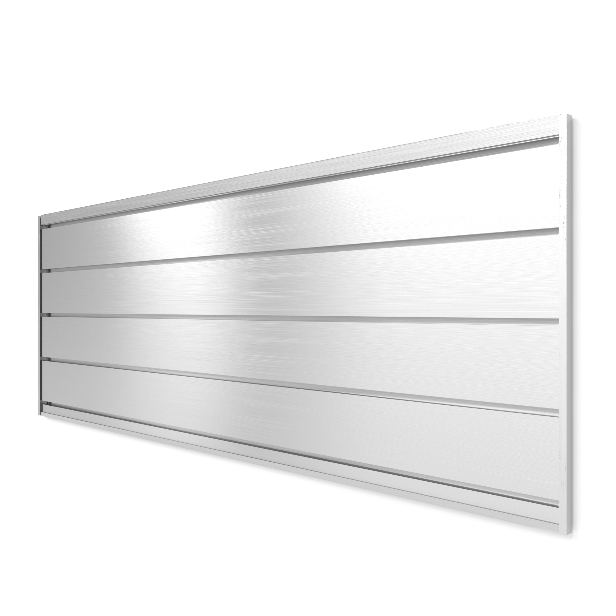 Fusion/LUX 60 inch Aluminum Slatwall Backsplash
