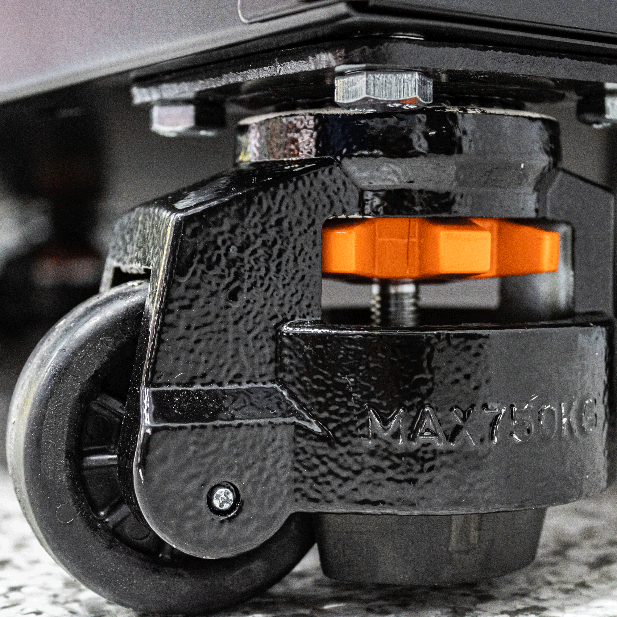 22 Series - Locker - Black Handles - Foot Casters