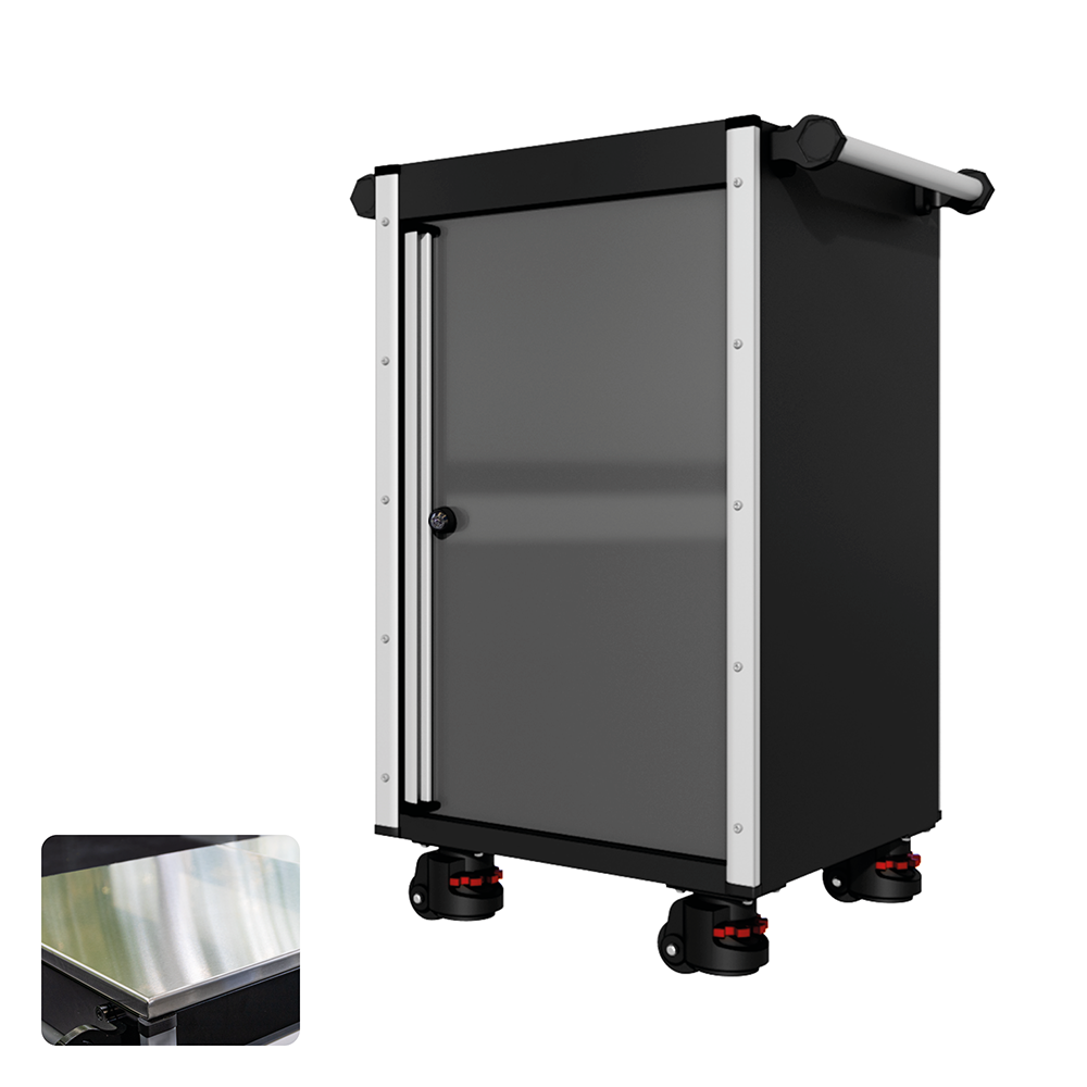 22 Series - Locker - Silver Handles - Foot Casters
