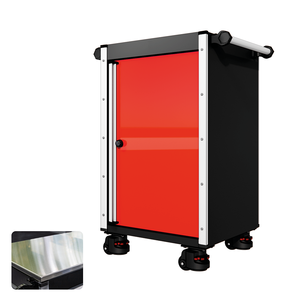 22 Series - Locker - Silver Handles - Foot Casters