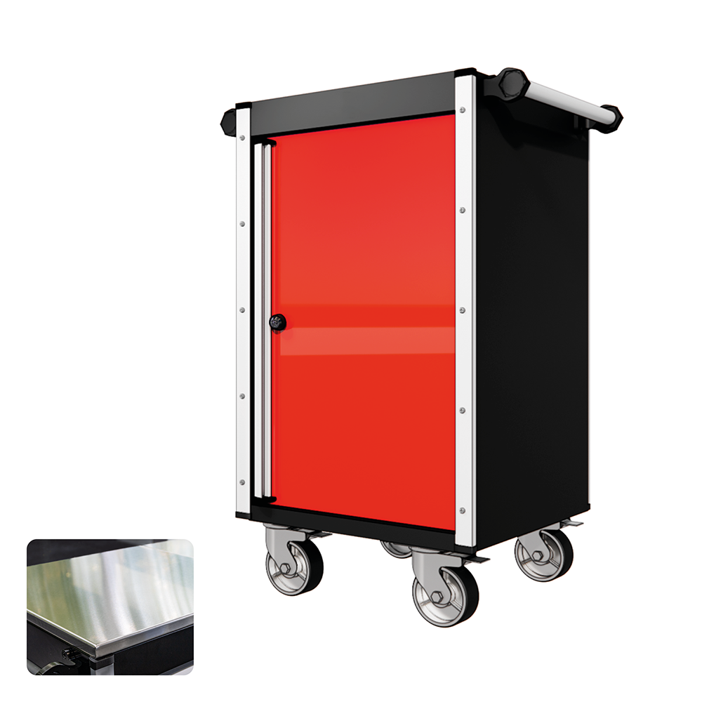 22 Series - Locker - Silver Handles - Traditional Casters