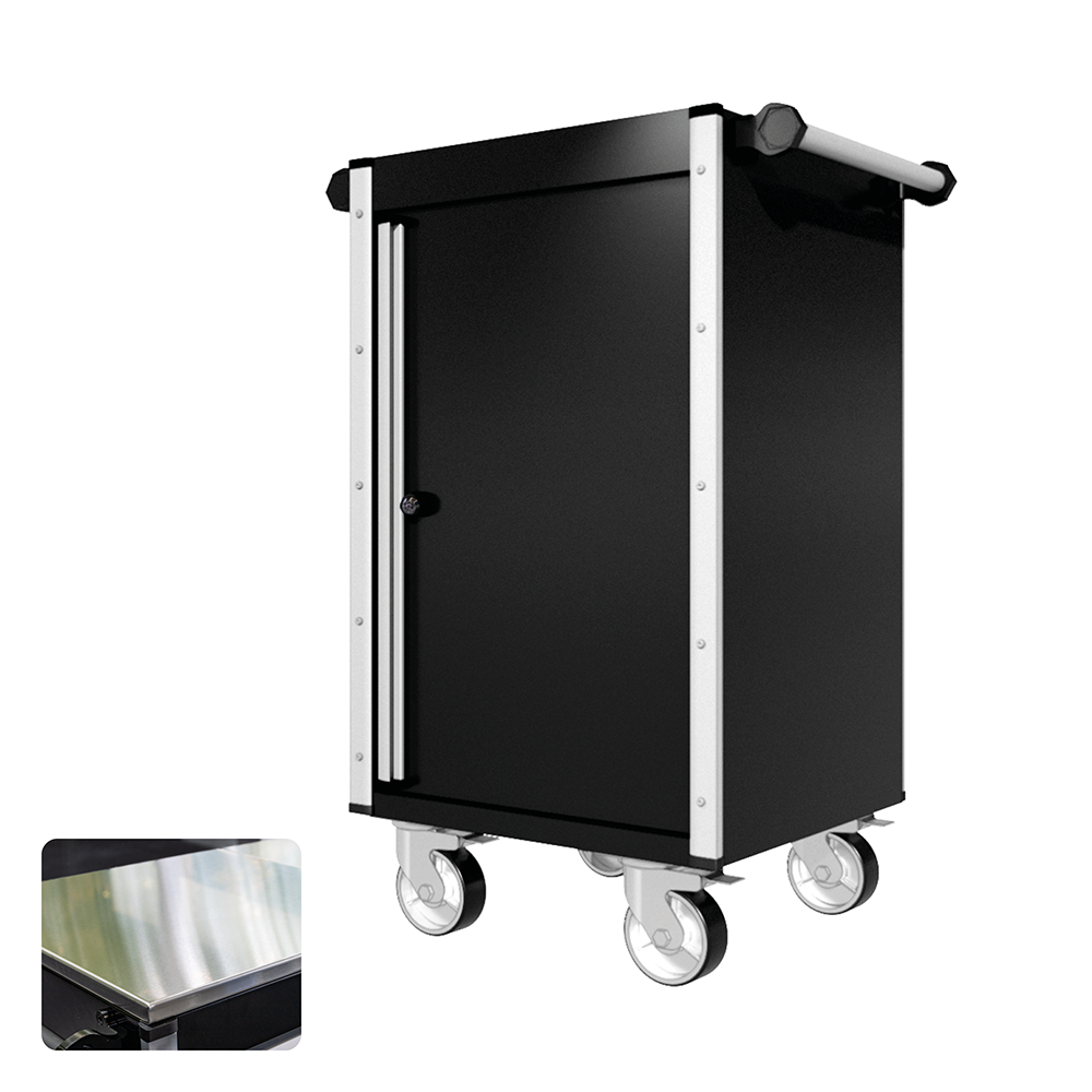 22 Series - Locker - Silver Handles - Traditional Casters
