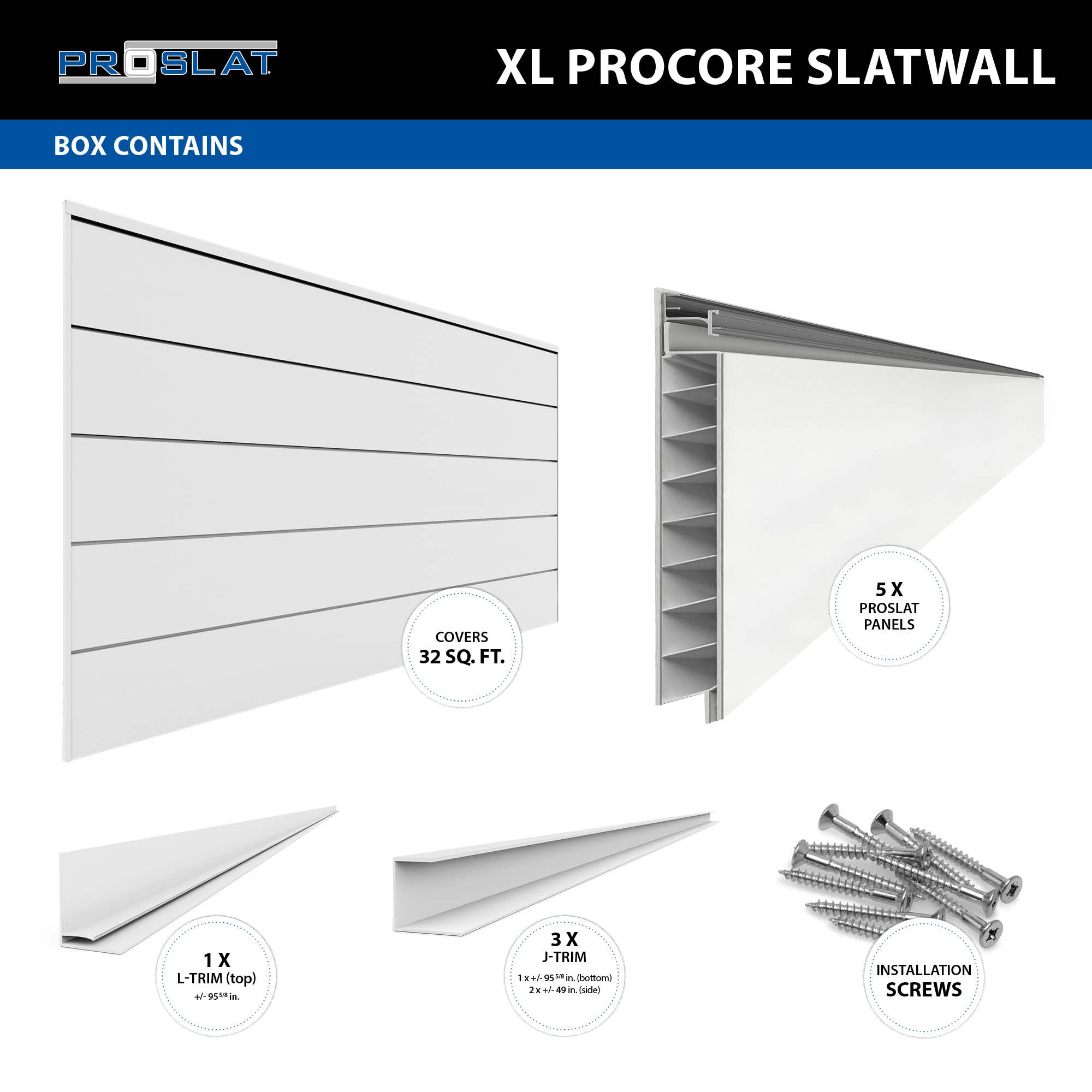 XL PROCORE Slatwall Mini Bundle