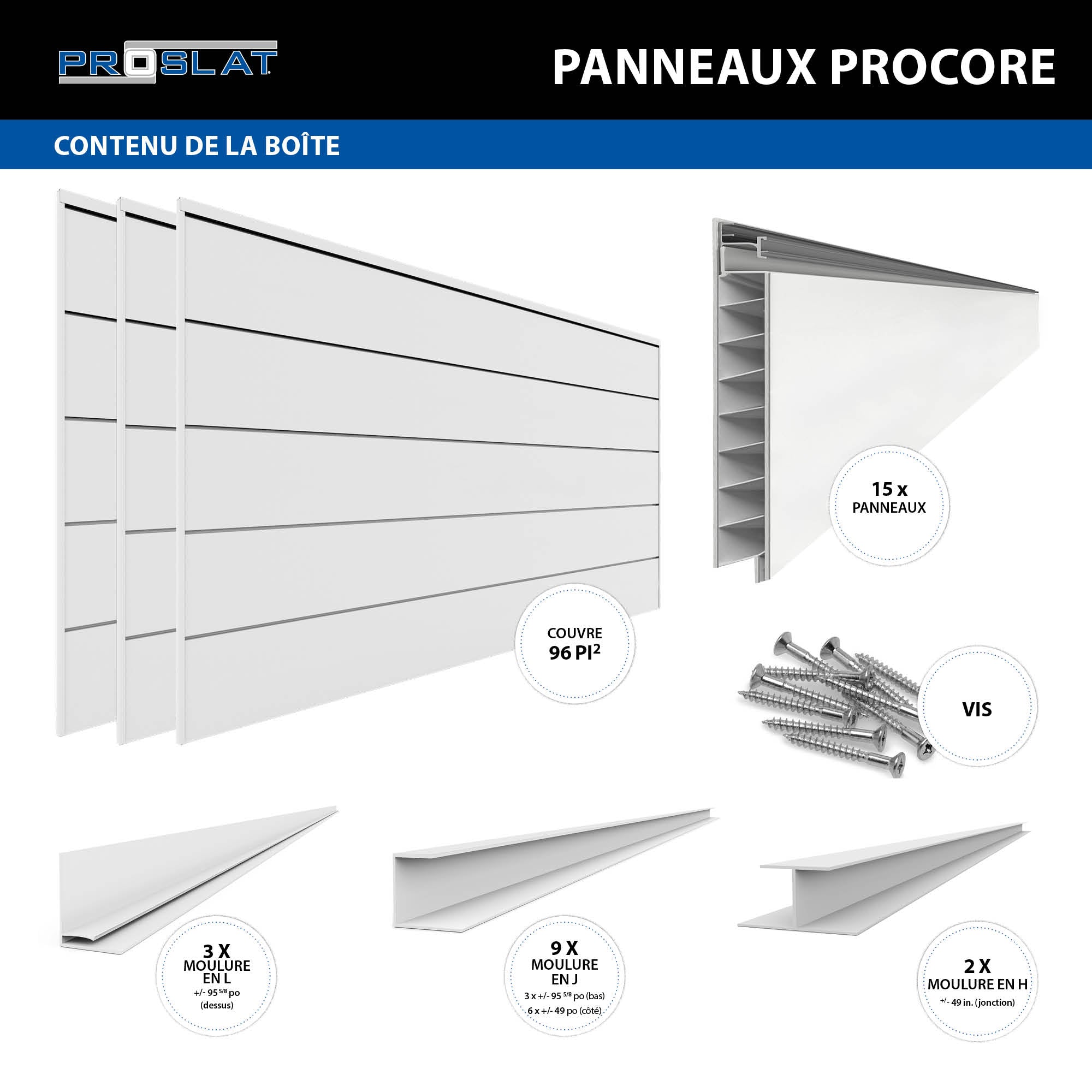 XL PROCORE Slatwall Standard Bundle