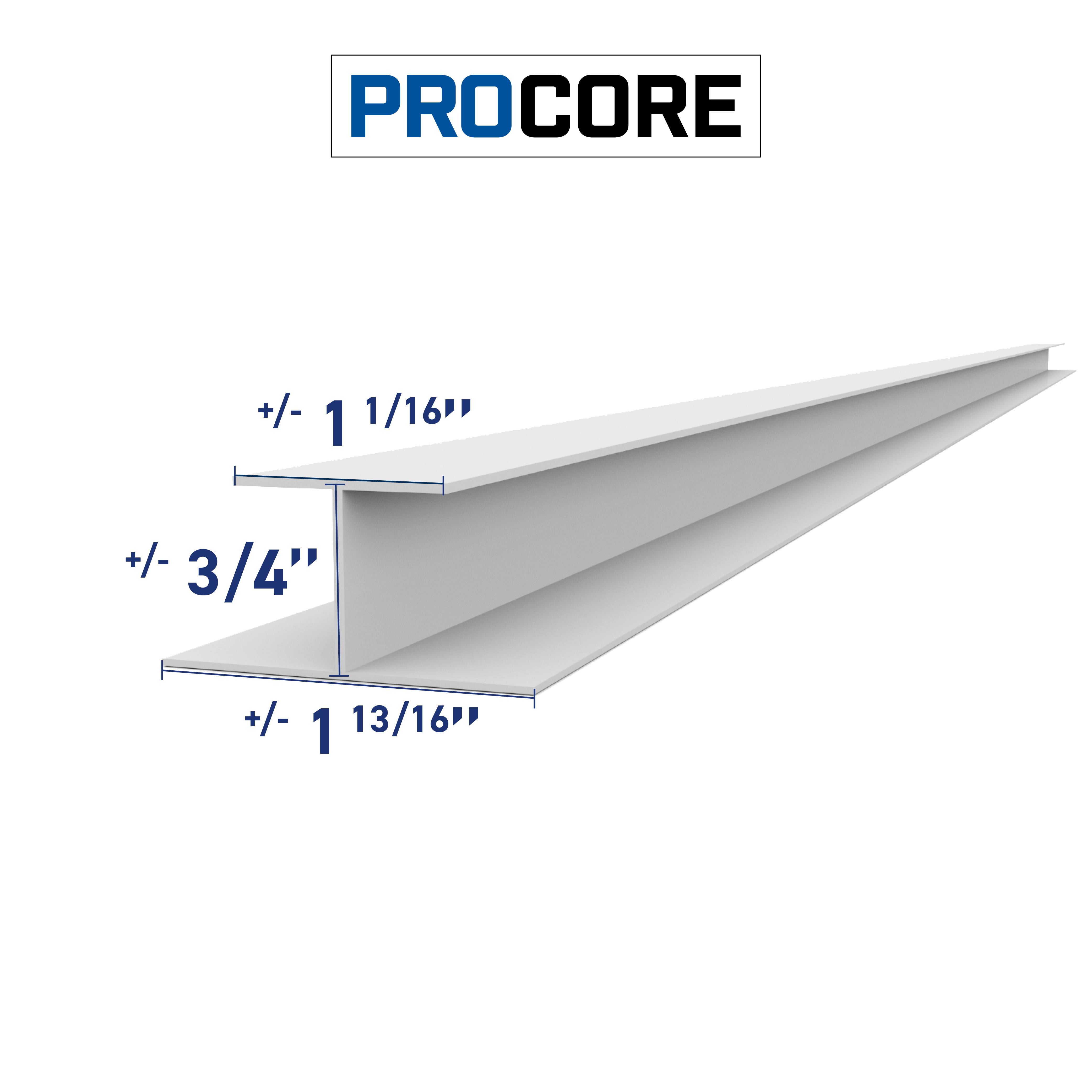 PROCORE H-trim 49 in.
