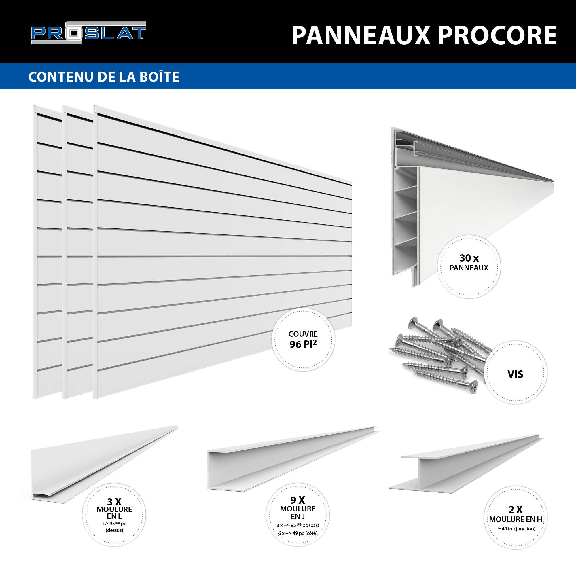 PROCORE Slatwall Standard Bundle – STEALTH
