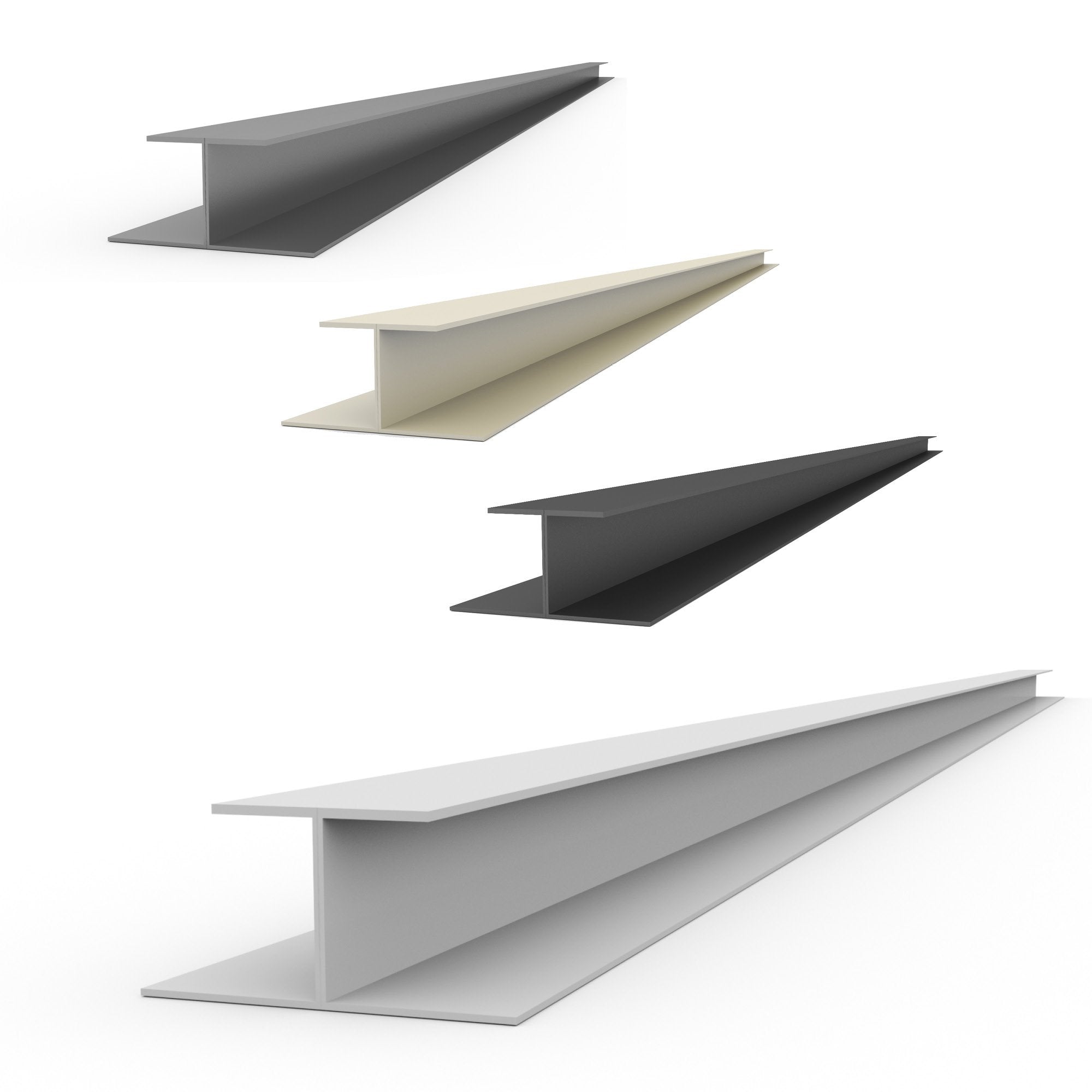 8 ft. PVC H Trim Pack